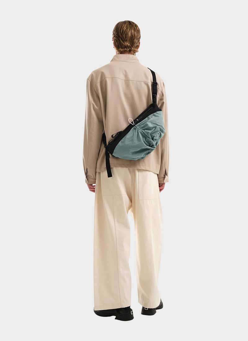 Сумка Satchel & Cross Body Orne Smooth Black - Sage Green 163 Black + Sage Green