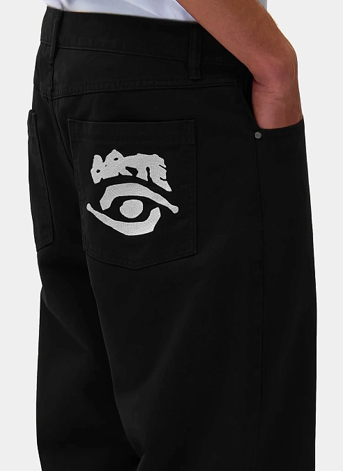 Джинсы Back Pocket Graphic Pants Black