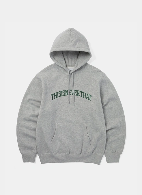 Худи TNT Arch-Logo Hoodie Heather Grey