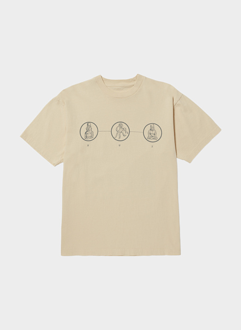 Футболка ‘DIAGRAM DRAWING 1 S/S TEE’ WHEAT
