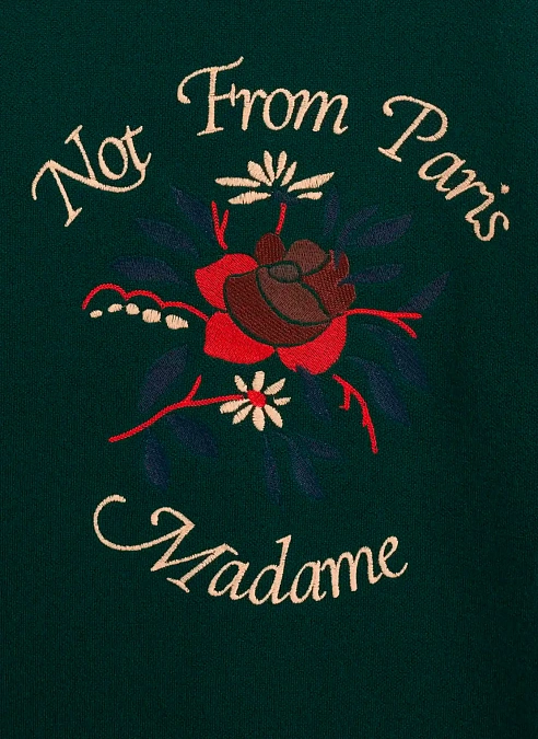 Свитер Le Maille Slogan Fleurs