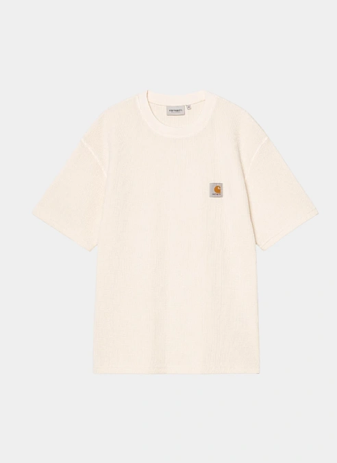 Футболка S/S Nelson Waffle T-Shirt Natural (Garment Dyed)