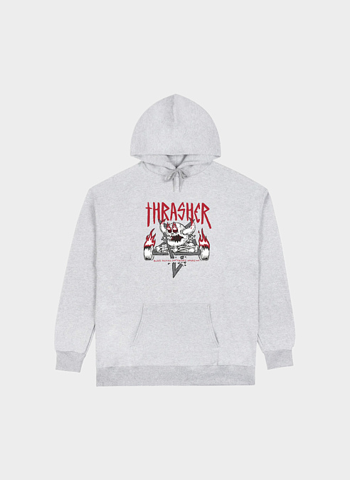 Худи Thr X Toy Machine Monster-Gram Hood Ash Grey