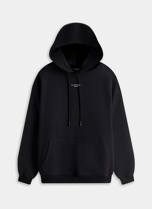 Худи Le Hoodie Slogan à Poche Classique Black