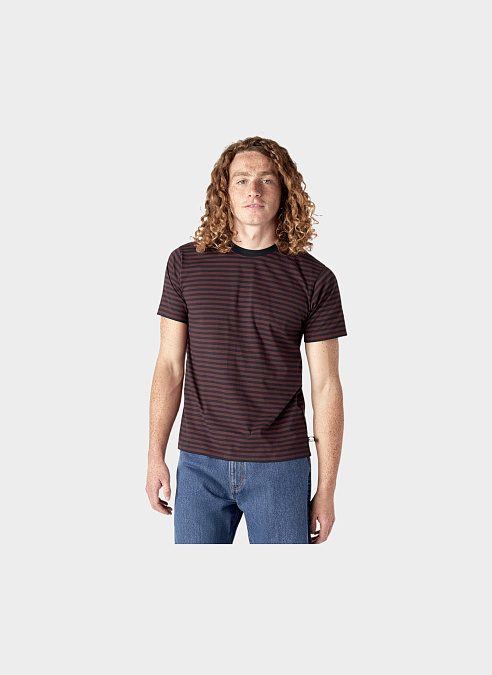 Футболка ‘Striped T-Shirt’ Fired Brick