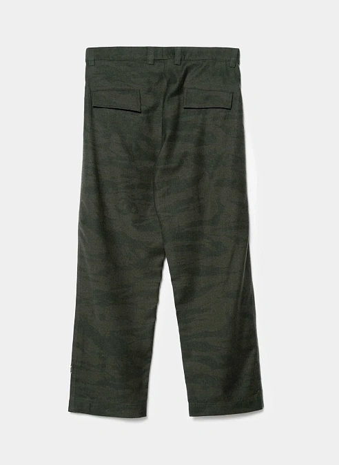 Брюки Loose Wool Chino  Dark Olive