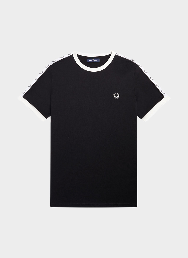 Футболка Fred Perry ‘Taped Ringer T-Shirt’ 102