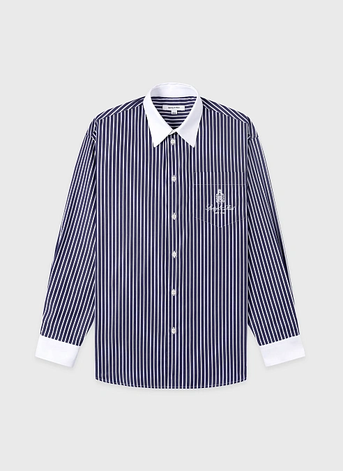 Рубашка Vendome Oversized Shirt Blue Striped