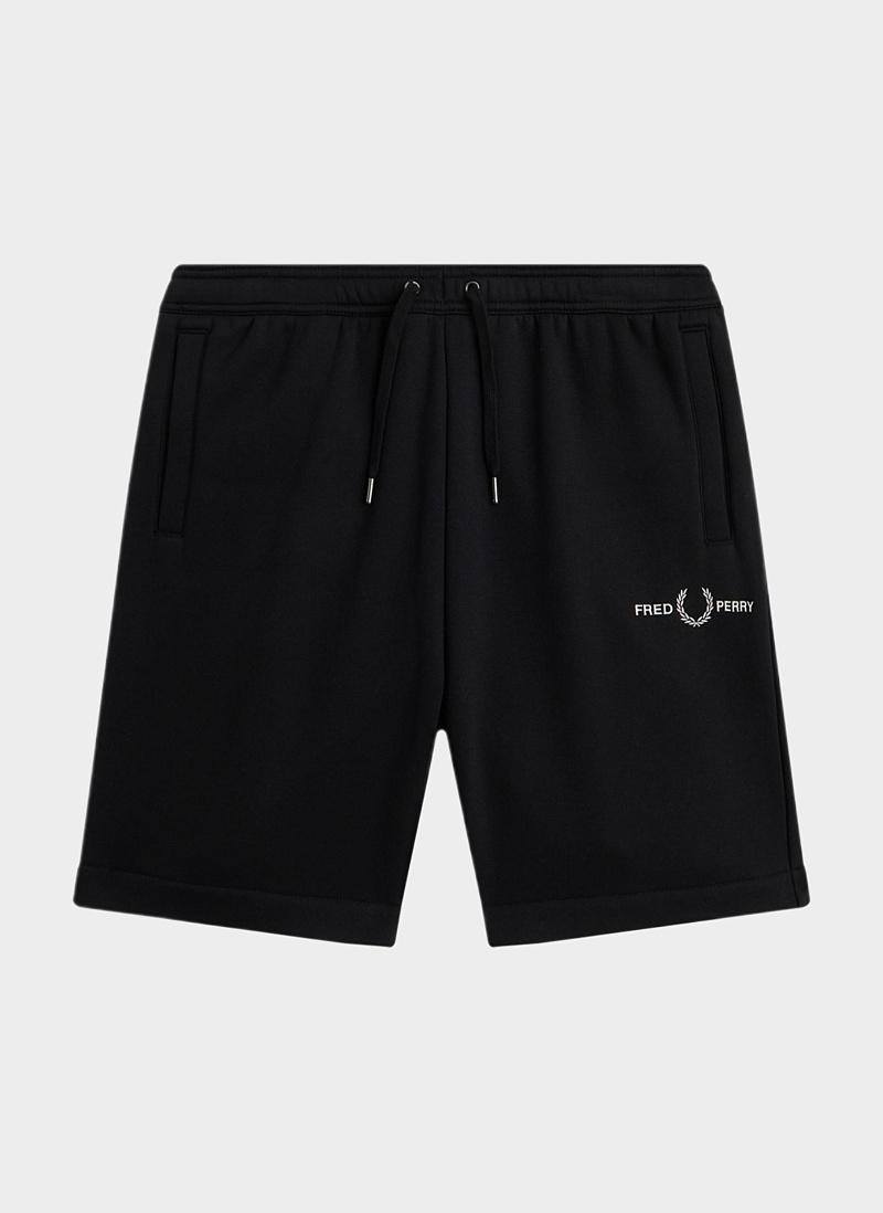 Шорты ‘Embroided Sweat Short’ Black