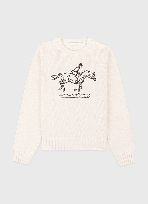Свитер Horse Knitted Sweater Ecru