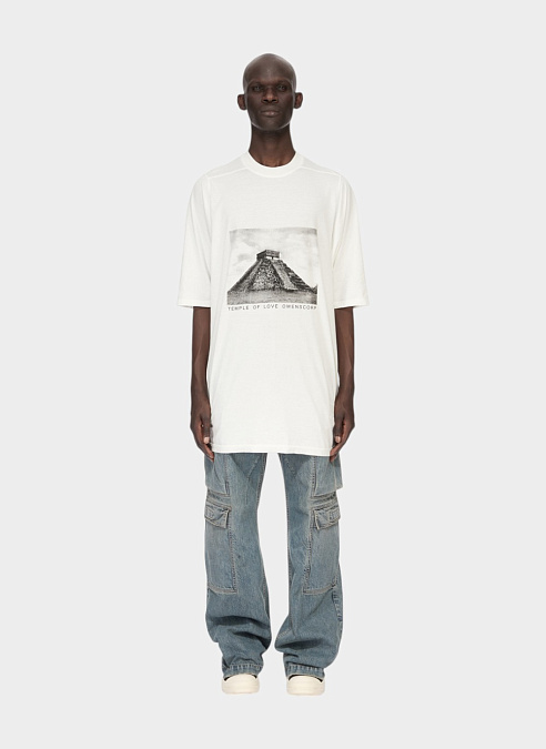 Футболка Temple Pyramid Jumbo SS T-Shirt Milk / Black