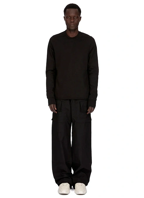 Брюки Creatch Wide Cargo Drawstring Pants Black