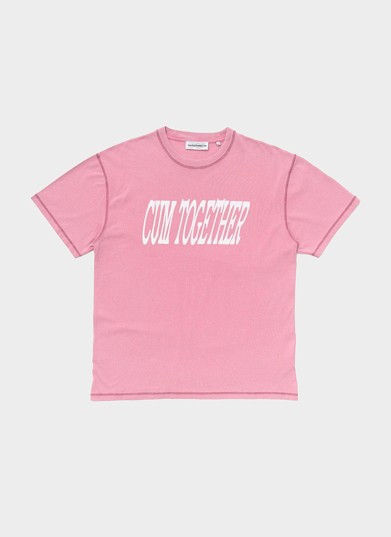 Футболка Cum Together Off-Pink