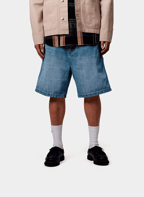 Шорты OG Single Knee Short Blue (Burst Washed)