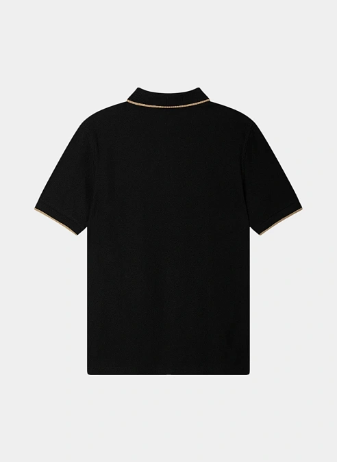 Поло ‘CREPE PIQUE ZIP NECK POLO SHRT’ 102