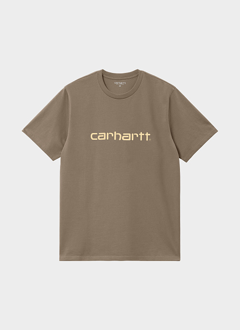 Футболка ‘S/S Script T-Shirt’ Branch / Rattan