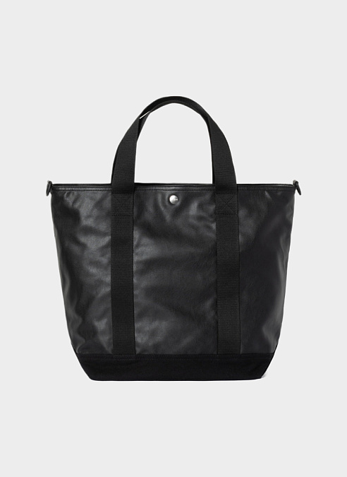 Сумка-шоппер ‘Leather Canvas Tote’ Black