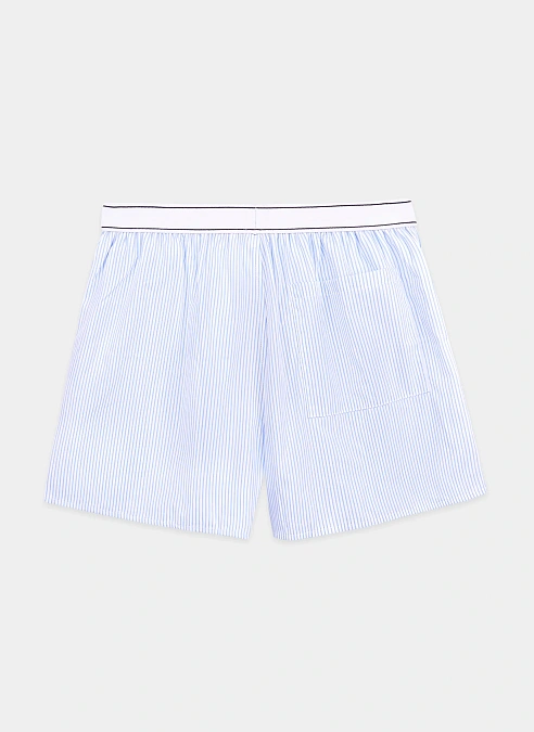 Шорты Serif Logo Boxer Light Blue Striped
