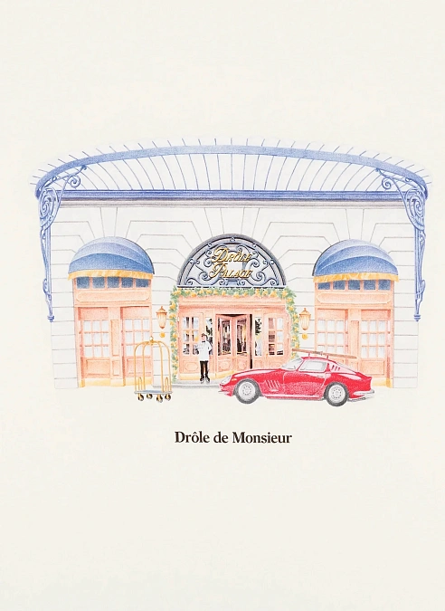 Футболка Le T-Shirt Drôle Palace Off White