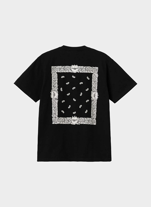 Футболка ‘S/S Paisley T-Shirt’ Black / Wax (Stone Washed)
