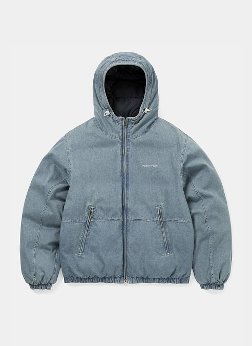 Пуховик TNT Denim Down Puffer Jacket Washed Blue