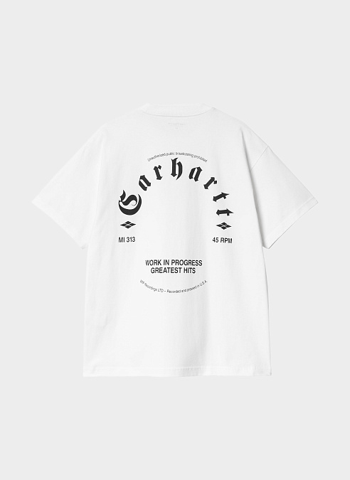 Футболка ‘S/S Greatest Hits T-Shirt’ White / Black