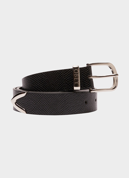 Ремень ‘OBEY SNAKE DRESS BELT’ BLACK
