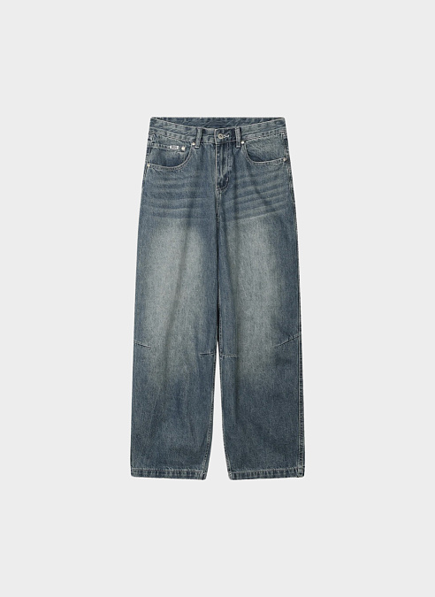 Джинсы UNISEX GOLIATH JEAN BLEACHED LIGHT BLUE