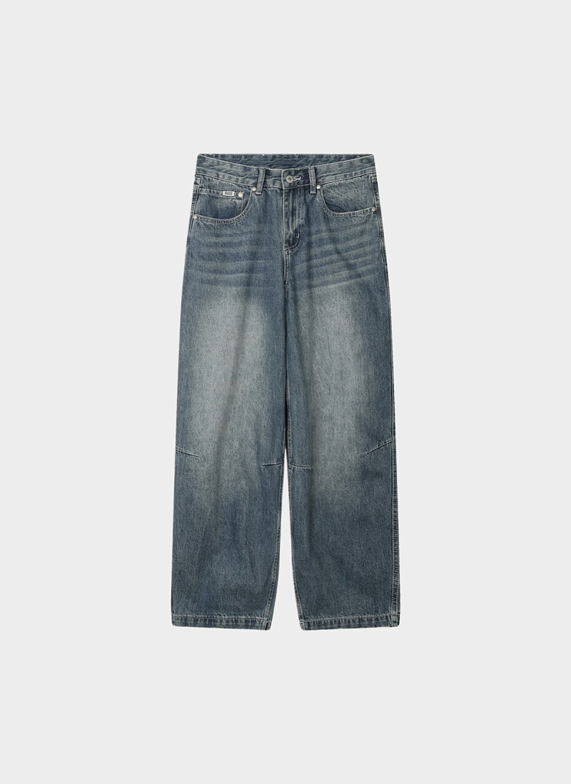 Джинсы UNISEX GOLIATH JEAN BLEACHED LIGHT BLUE