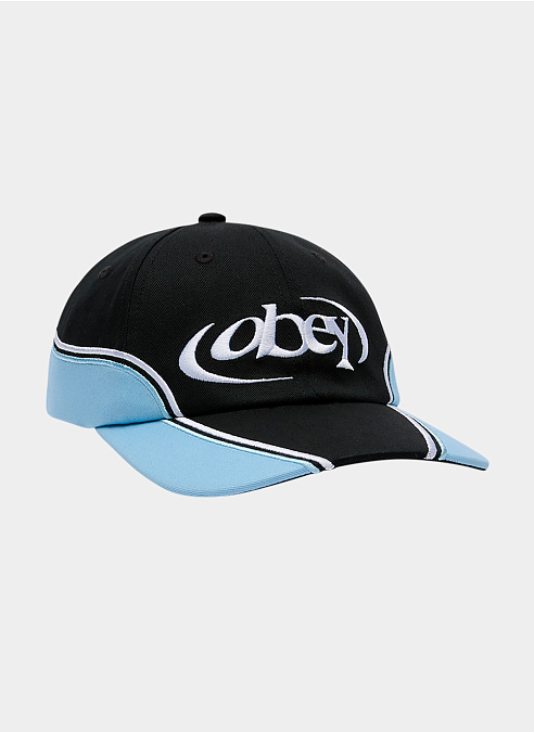 Кепка ‘SPEEDWAY 6 PANEL VELCRO BACK’ BLACK MULTI
