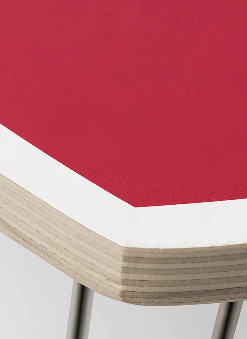 Стол складной Heart Folding Table Scarlet / White