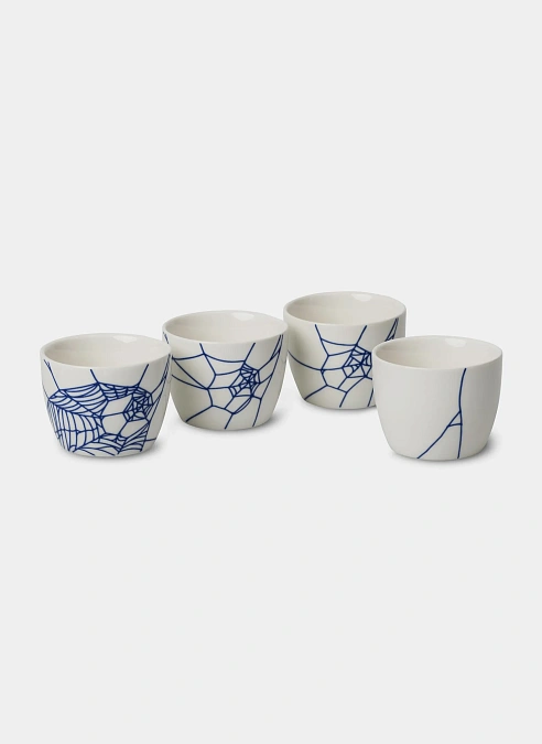 Чашка ( набор 4 шт.) Theory And Practice Soba Cup Set White / Blue