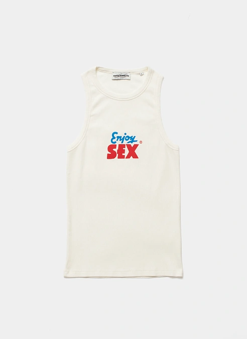 Футболка Enjoy! Tank Top Off-White