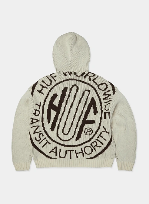 Худи На Молнии Token Zip Hooded Sweater Bleach