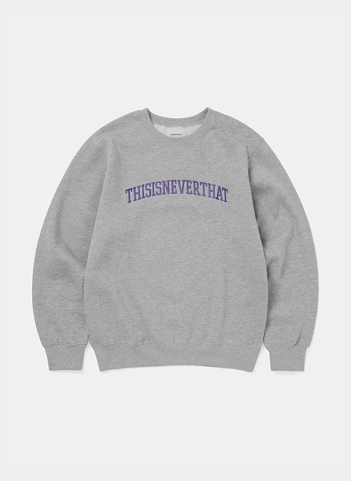 Свитшот TNT Arch-Logo Crewneck Heather Grey