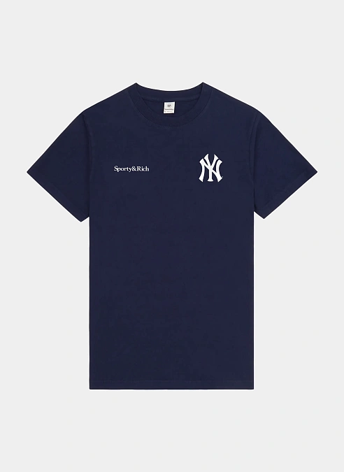 Футболка Yankees Curve T-Shirt Dark Navy