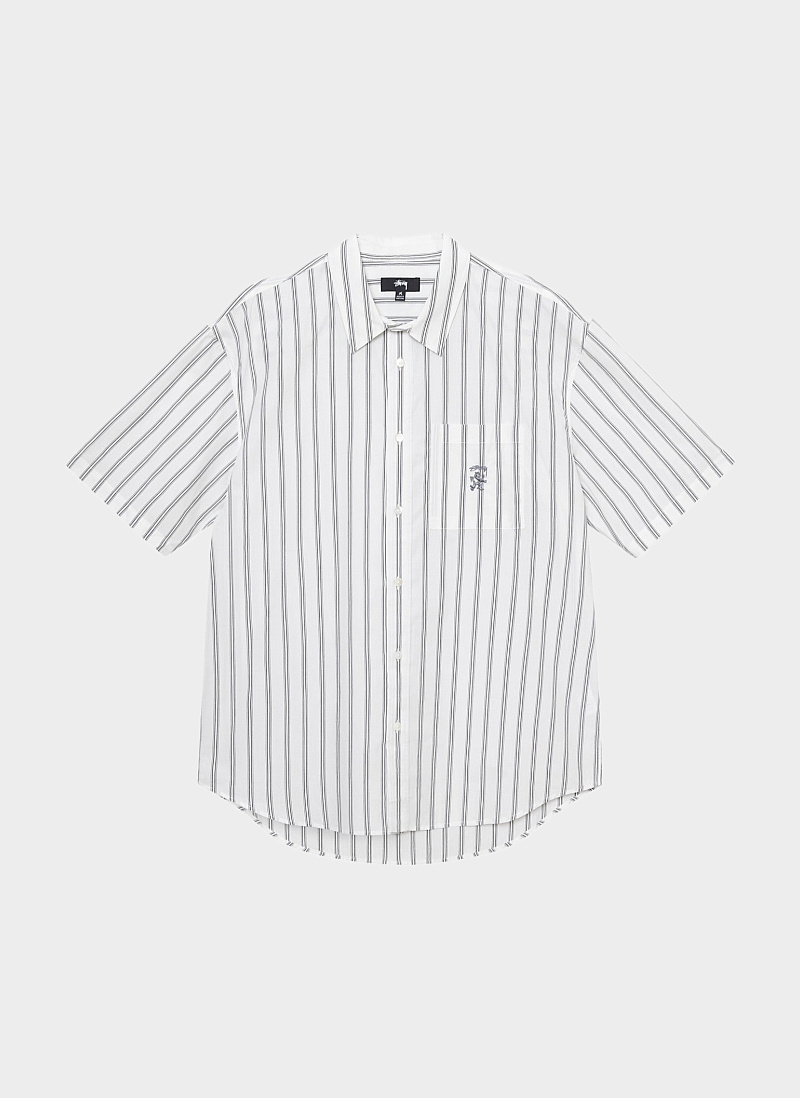 Рубашка BOXY STRIPED SS SHIRT
