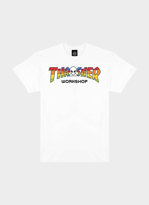  Футболка THRASHER X AWS - SPECTRUM T-SHIRT S/S