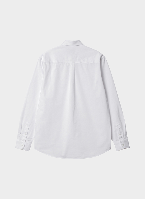 Рубашка L/S Madison Shirt White / Black