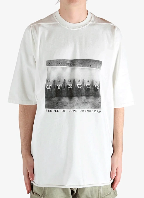 Футболка Temple Of Love Jumbo Print SS T-Shirt  Milk / Black 