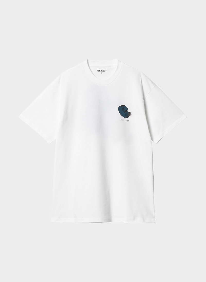 Футболка ‘S/S Diagram C T-Shirt’ WHITE