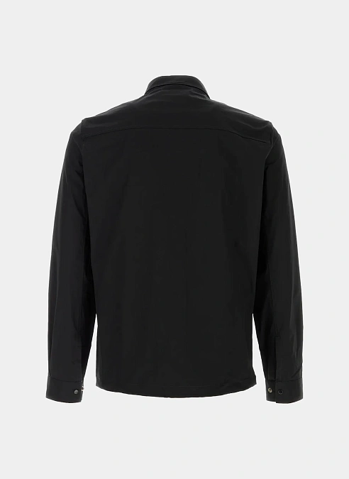 Овершот Metropolis Series Gabardine Zip Overshirt Black