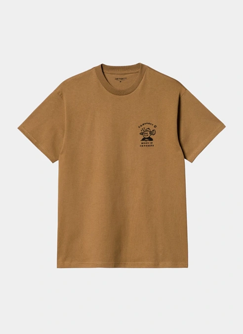 Футболка ‘S/S Icons T-Shirt’ Hamilton Brown / White