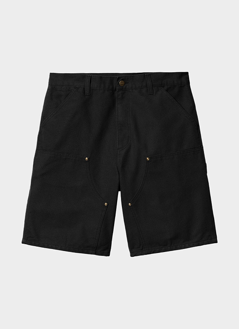 Шорты ‘Double Knee Short’ Black Rinsed