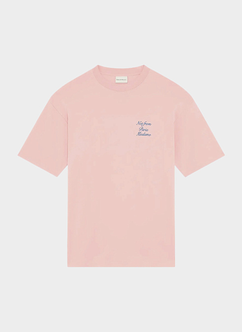 Футболка ‘Le T-Shirt Slogan Cursive’ Light Pink