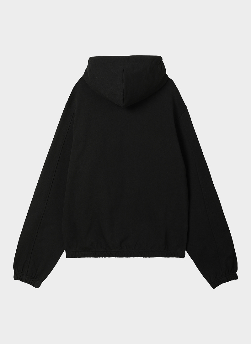 Худи Logo Hoodie Washed Black