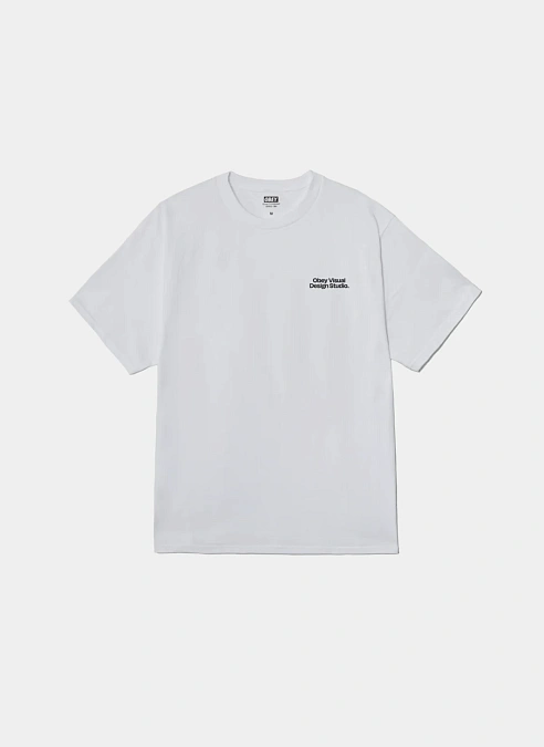 Футболка Obey Visual Design Studio White