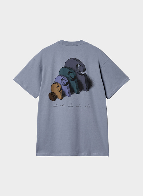 Футболка ‘S/S Diagram C T-Shirt’ BAY BLUE