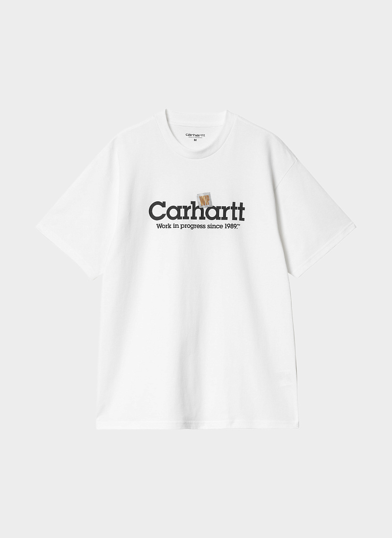Футболка ‘S/S Label Script T-Shirt’ White