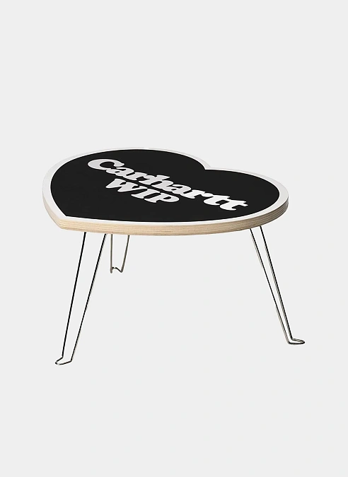 Стол складной Heart Folding Table Black / White